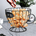 Metal Coffee Capsule Holder – Large Capacity Pod Organizer for Kitchen, Café & Bar