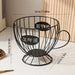 Metal Coffee Capsule Holder – Large Capacity Coffee Cup Pod Organizer (Black or Gold)