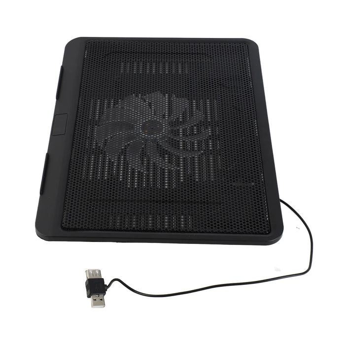 Laptop Cooling Pad with 130mm Fan, USB Powered — For 14-inch and Below