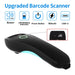 Mini Handheld 2D Barcode Scanner — Wireless (2.4G/Bluetooth) & USB, 1D/2D/QR/PDF417 with Storage