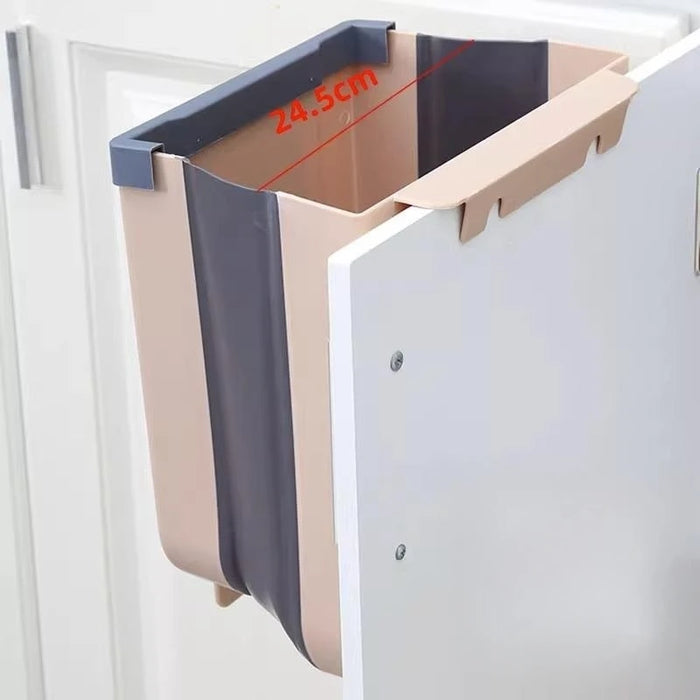 Collapsible Hanging Kitchen Bin — Cabinet Door & Wall Mounted, 7L/10L
