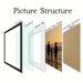 Classic Aluminium Photo Frame for A3 & A4 – Wall Hanging Certificate Frame