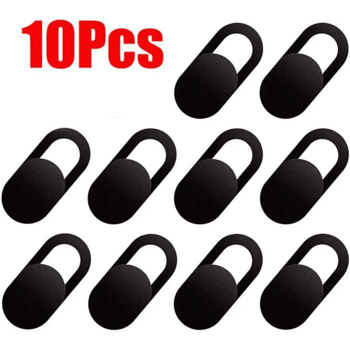 Webcam Cover Slider — Pack of 5 or 10 Privacy Shutters for Laptops, Tablets & Phones