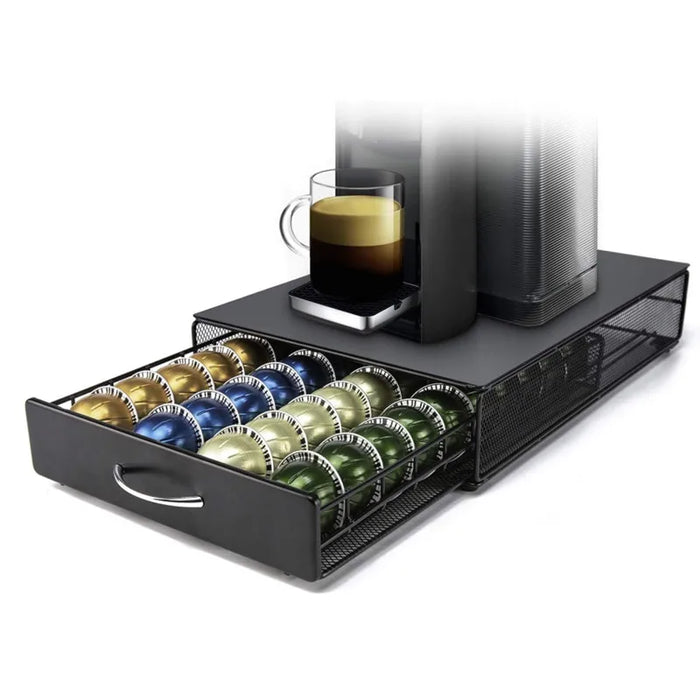 Metal Coffee Capsule Holder — Compatible with Nespresso Vertuo, Vertuoline, Dolce Gusto, Verismo & Lavazza