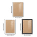 Classic Wood Photo Frame — 21 × 30 cm & 30 × 40 cm, Black or White