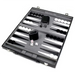 Classic Backgammon Set with PU Leather Folding Case – Portable Travel Game