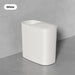 Large-capacity Oval Rubbish Bin with Press Lid — Odour-sealing PP Bin for Home
