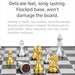 Magnetic Folding Chess Set — 25cm or 32cm, Gold & Silver Plastic Travel Board