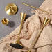 Vintage Elegant Tabletop Candle Holders – Metal & Aluminium, Single or 3‑Piece Sets