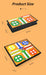 Portable Ludo, Chess & Backgammon Foldable Travel Game Set