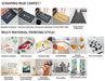 Three‑Piece Stone‑Pattern Microfibre Bathroom Mat Set — Water‑Absorbent & Non‑Slip
