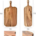 Wooden Cutting Board with Handle — Rectangular Serving & Cheese Board
