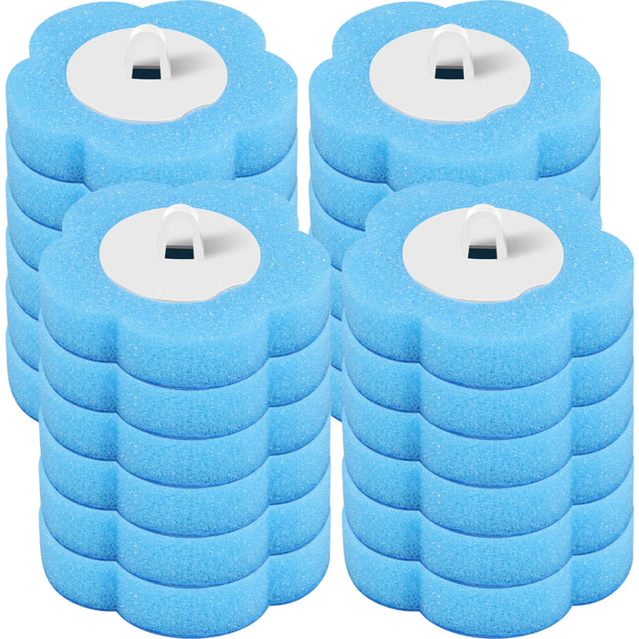 Disposable Toilet Brush Kit — Long Handle, Wall-mounted Holder, Replaceable Heads (24 / 72 pcs)