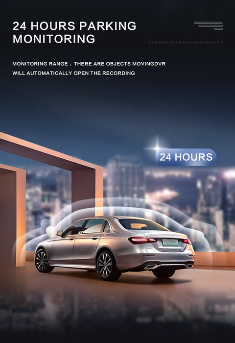 1080P Dual Dash Cam — Front and Interior with IR Night Vision