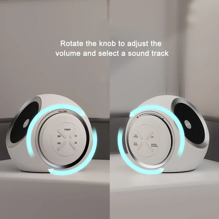 Portable White Noise Machine for Adults – 30 Soothing Sounds, Bluetooth & Sleep Timer