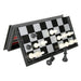 25cm Foldable Magnetic 3-in-1 Game Board — Chess, Checkers & Backgammon