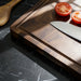 Walnut End-Grain Cutting Board with Handle — 42×30cm Rectangular Butcher Block