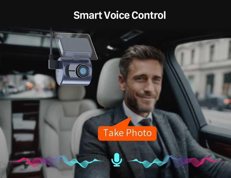 MINI 3 Pro 2K Dash Cam — Tiny Wi‑Fi Dashcam with Voice Control & Parking Mode