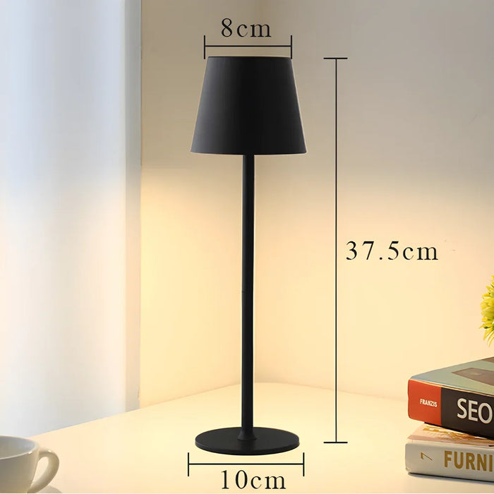 LED Oplaadbare Bureaulamp - Touch Schakelaar Tafellampen, 3 Kleurenmodi, Dimfunctie - Ideaal voor Slaapkamer, Woonkamer, Bar & Diner Decoratieverlichting