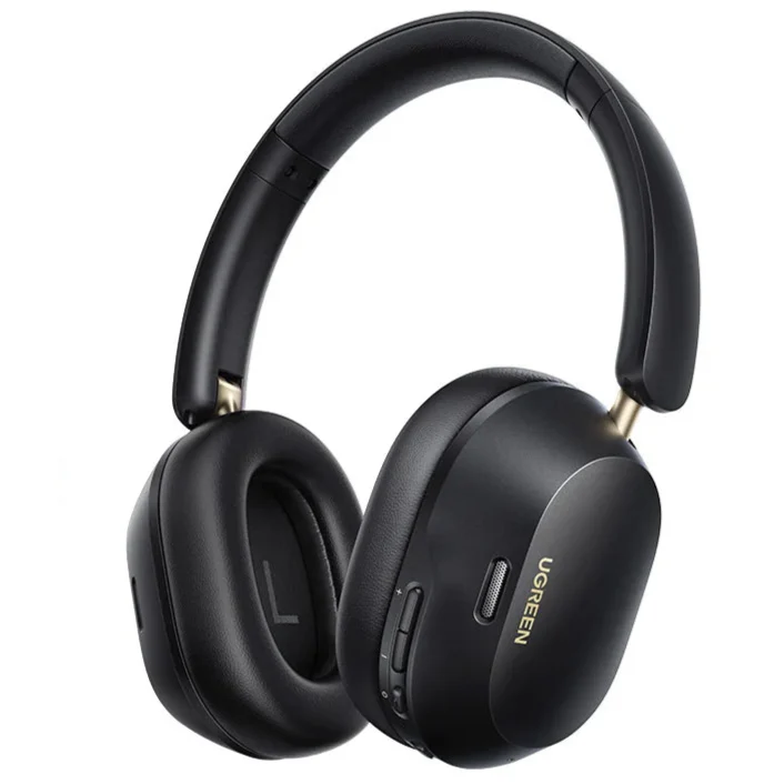 UGREEN MAX5C Casque Bluetooth sans fil à réduction de bruit - Réduction de bruit active hybride de 43 dB, Hi-Res LDAC, écouteurs audio spatial de 75H - Idéal pour une expérience audio sans bruit et durable.