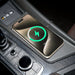 15W Qi Wireless Car Charger Pad with USB — QC3.0 Input, Compatible with iPhone 11–16 & Qi Devices