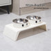 Elevated Pet Feeder with Double Stainless Steel Bowls – Cats & Dogs (Small–Large)