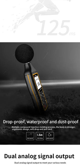SW-523 / SW-524 Digital Sound Level Meter (30–130 dB) Handheld Noise Meter