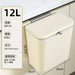 8L / 12L Kitchen Compost Bin with Lid – Countertop or Under-Sink Hanging Bin