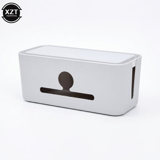 USB Cable & Power Strip Storage Box — Cable Organiser, 31 x 14 x 13 cm