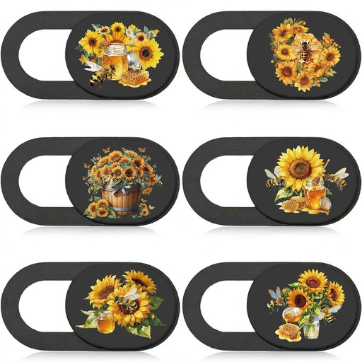 6-Pack Sliding Webcam Covers — Slim Privacy Slides for Laptops, Phones & Tablets