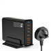 200W GaN 5‑Port USB‑C Fast Charger — Desktop Hub for MacBook Pro/Air & iPad Pro