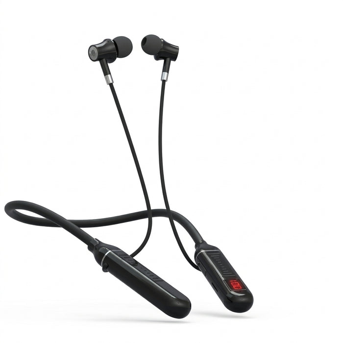Neckband Earphones G07 — Bluetooth 5.1, ANC, LED Display, Waterproof