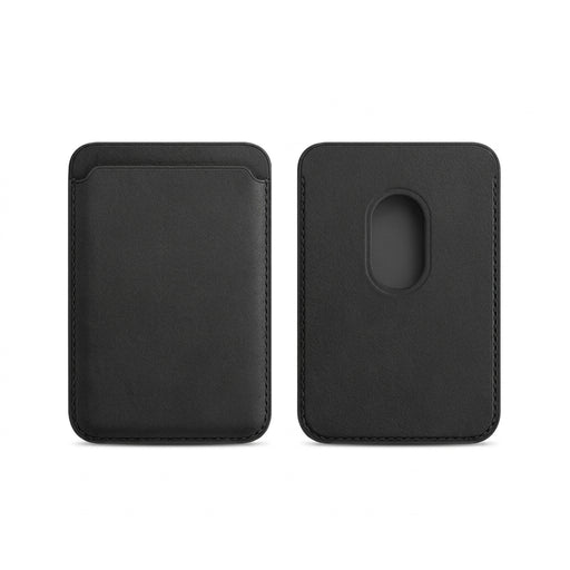 Magnetic Leather Wallet Card Holder MagSafe Phone Stand for iPhone 11–15 Series
