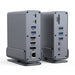15‑in‑1 USB‑C Docking Station — Dual HDMI & DP 4K@60Hz, PD100W, Gigabit Ethernet, SD/TF, Audio