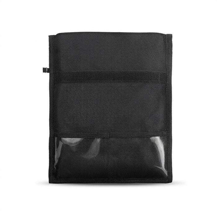 RFID Blocking Faraday Pouch – Anti‑Tracking Phone, Card & Key Shield, Large Wallet Case, Black