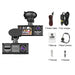 1080P Car Dash Cam — 2/3‑Channel Front, Inside & Optional Rear Camera with Night Vision