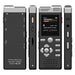 Digital Voice Recorder & MP3 Player — Dual Microphones, Voice‑Activated, Password Protection, Line‑in