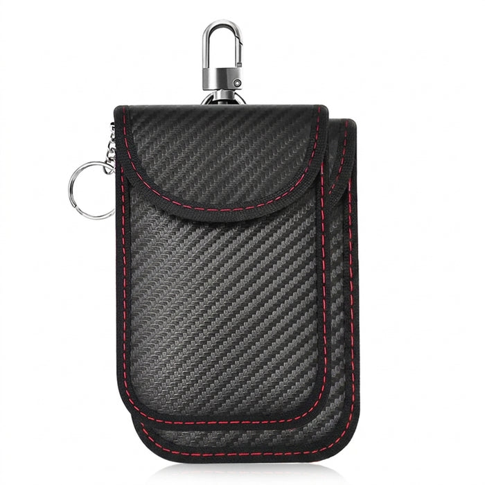 Faraday Key Fob Signal Blocker – Carbon Fibre RFID Protector (Various Sizes)