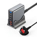 470W 6‑Port GaN Desktop Charger — 4C+2A USB‑C PD Fast Charge for Phones, Tablets & Laptops