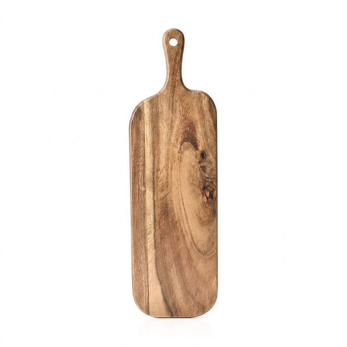 Acacia Wooden Cutting Board with Handle — Chopping & Serving Board (about 38cm & 41cm)