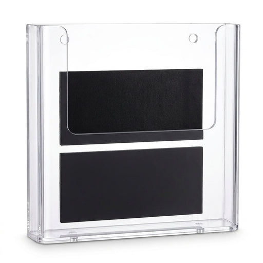 Clear Acrylic Wall-Mount Brochure Holder — Fits A4 & A5