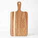 Acacia Wood Rectangular Cutting Board with Handle — Double-Sided, 35×18×1.5 cm