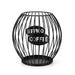 Large Capacity Iron Coffee Pod Holder – Stackable Capsule Storage (Black or Gold)