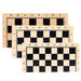 Three-in-One Wooden Game Set — Chess, Checkers & Backgammon, Portable