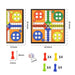Portable Ludo, Chess & Backgammon Foldable Travel Game Set