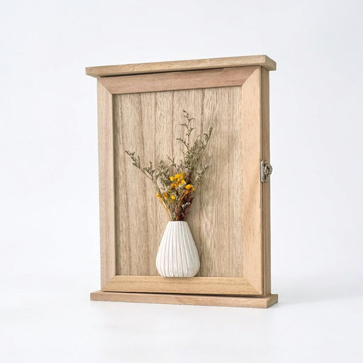 Rustic Vintage Wall-Mounted Key Storage Box