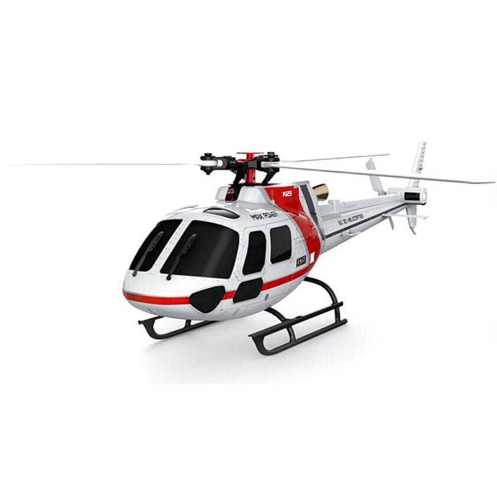 XK K123 6CH AS350 - Brushless Scale RC Helicopter BNF/RTF Mode 2 - Perfect for Remote Control Enthusiasts - Shopsta EU